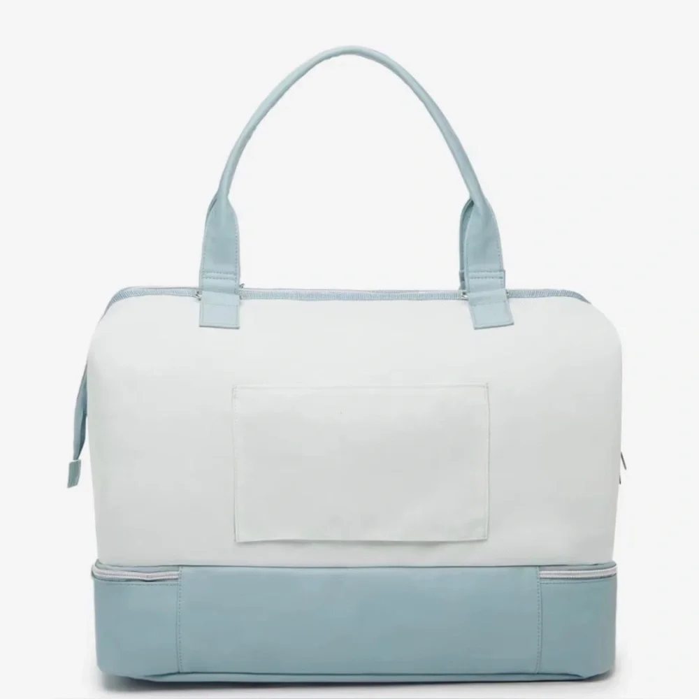 DSW White and Blue Bag